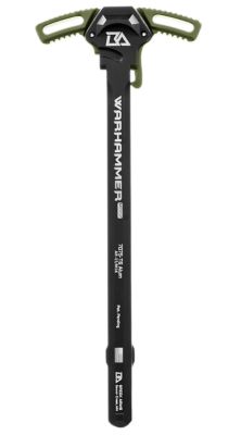 Breek Arms Warhammer Mod2 Charging Handle for Mil Spec AR-15/M16 Rifles, OD Green, Type 3 Hard Anodize, 7075-T6 Aluminum