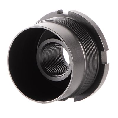 Dead Air Ghost Fixed Mount, 1/2 in. x 28 Thread, Black, Cerakote