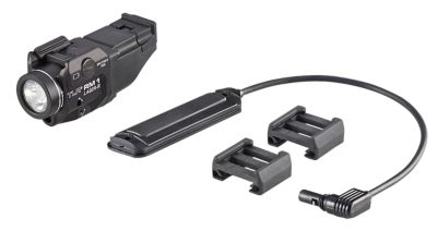 Streamlight TLR-1 RM Gun Light with Laser, Black Anodized, Aluminum, 500-Lumen, White LED/Red Laser, 210 Meter, Picatinny, 69445