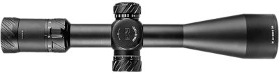 Mepro USA 6-36x 56mm MVO Rifle Scope, 34mm Tube, Illuminated M3 MRAD Etched Green/Red Reticle, Black