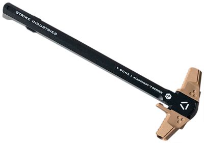 Strike Industries T-Bone Charging Handle for AR-15, 223 Rem/5.56 NATO, Flat Dark Earth, Polymer Handles/Aluminum Shaft