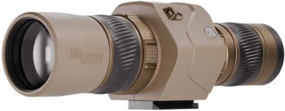 Sig Sauer Electro-Optics 16-32x 60mm OSCAR6 HDX Pro Straight Body Spotting Scope, Flat Dark Earth, Rubber Armor, Magnesium