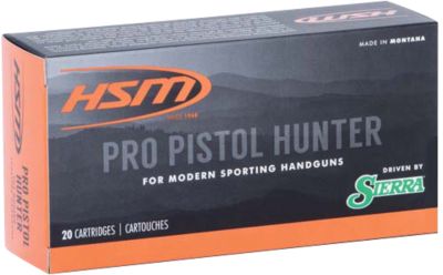 HSM Pro Pistol .460 S&W Magnum 300-Grain Jacketed Soft Point Handgun Ammunition, 20 Rounds