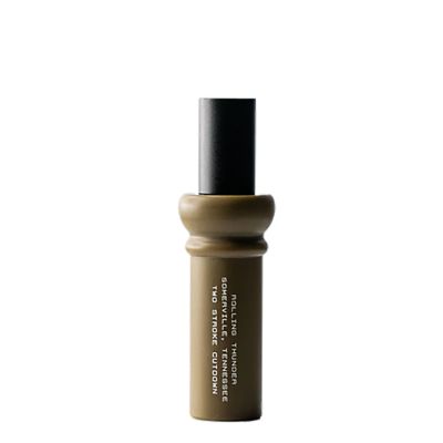 Rolling Thunder Two Stroke Double Reed Cutdown Acrylic Duck Call, Tan/Black