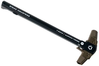 Strike Industries T-Bone Charging Handle for AR-15, 223 Rem/5.56 NATO, OD Green, Polymer Handles/Aluminum Shaft
