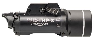 Streamlight TLR-1 HP-X Gun Light, Black Anodized, Aluminum, 1,000-Lumen, Rail Mount