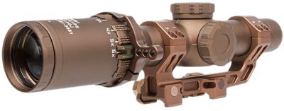 Sig Sauer Electro-Optics 1-6x 24mm Tango6T Rifle Scope, 30mm Tube, Illuminated Hellfire FL-6 Reticle, SVPS Kit, Flat Dark Earth