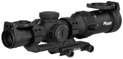 Sig Sauer Electro-Optics 1-4x 24mm Tango-SPR Rifle Scope, 30mm Tube, Illuminated Hellfire FL-4 Reticle, Black