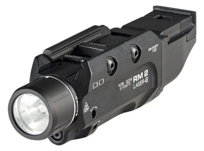 Streamlight TLR-2 RM Gun Light with Laser, Black Anodized, Aluminum, 1,000-Lumen, White LED/Green Laser, 297 Meter, Picatinny