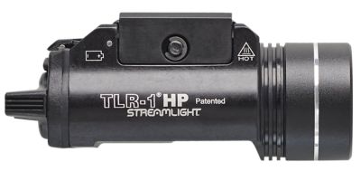 Streamlight TLR-1 HP Gun Light, Black, Aluminum, 1,000-Lumen, Rail Mount