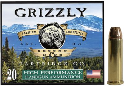 Grizzly Ammo .38 Special 148-Grain Jacketed Hollow Point Handgun Ammunition, 20 Rounds