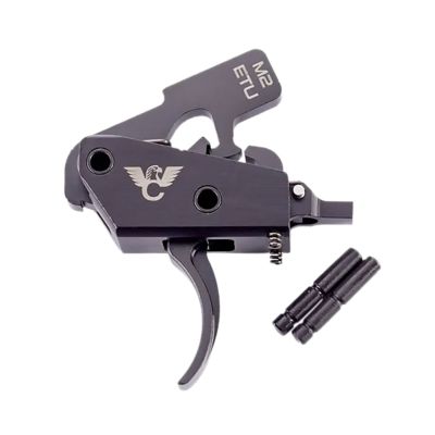 Wilson Combat Enhanced Two-Stage Trigger Unit for AR-15/AR-10, Universal Caliber, Black, Stainless Steel