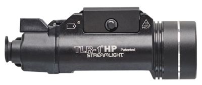 Streamlight TLR-1 HP Long Gun Light Kit, Black, Aluminum, 1,000-Lumen, Rail Mount