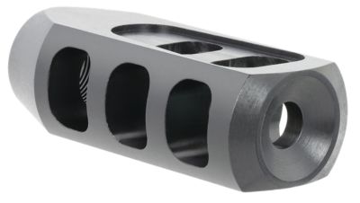 TacFire Tanker Muzzle Brake, 308 Win, 5/8 in. x 24 Thread, 2.76 in. OAL, 1.37 in. Diameter, Black Oxide, Steel