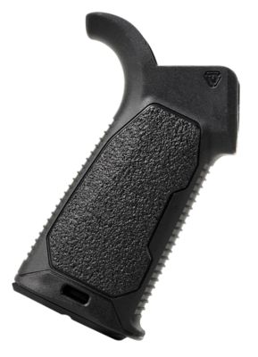 Strike Industries AR Enhanced Pistol Grip for AR-Platform, 25 Degree, Black, Rubber