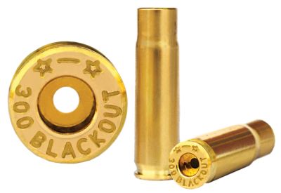 Starline Brass Unprimed Rifle Cases, 300 Blackout, Brass, 100 Rounds