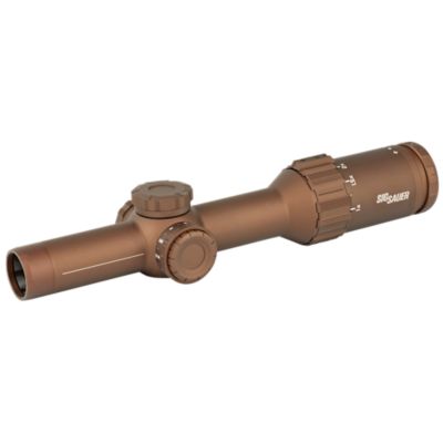 Sig Sauer Electro-Optics 1-6x 24mm Tango6T Rifle Scope, Illuminated Hellfire SVPS Reticle, Flat Dark Earth