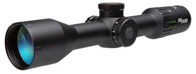 Sig Sauer Electro-Optics 3-18x 44mm Whiskey6 Rifle Scope, 30mm Tube, Quadplex Reticle, Locking Turrets, Black