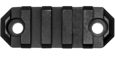 GrovTec M-LOK Rail, 2.2 in., Black Anodized, Aluminum