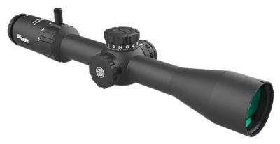 Sig Sauer Electro-Optics 5-20x 50mm Whiskey4 Rifle Scope, 30mm Tube, MOA Milling Hunter 2.0 Reticle, Black