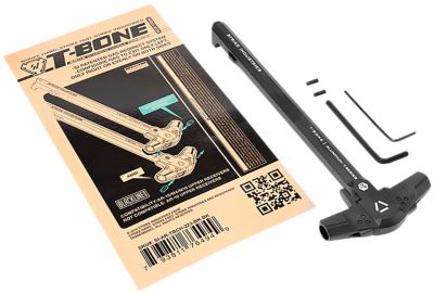 Strike Industries T-Bone Charging Handle for AR-15, 223 Rem/5.56 NATO, Black, Polymer Handles/Aluminum Shaft