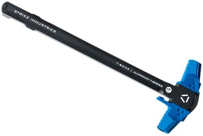 Strike Industries T-Bone Charging Handle for AR-15, 223 Rem/5.56 NATO, Blue, Polymer Handles/Aluminum Shaft