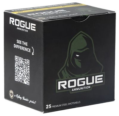Rogue Ammunition 20-Gauge 6-Shot Shotgun Shells, 3 in., 1 oz., 25 Rounds