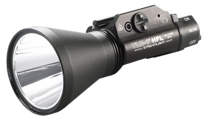 Streamlight TLR-1 HPL Gun Light, Black, Anodized 1,000-Lumen, White LED, 69216