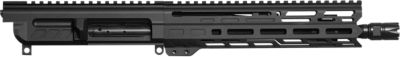 CMMG Dissent MK4 Upper for AR-Platform, 10.50 in., 300, Blackout, Left Side Charging Handle, Armor, Black, Zeroed Linear Comp
