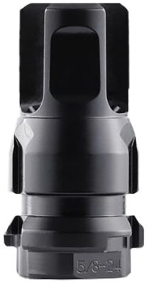 Dead Air KeyMicro Brake Flash Hider, 5/8 in. x 24 Thread, Black Nitride, 4140 HT Alloy