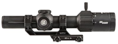 Sig Sauer Electro-Optics 1-6x 24mm Tango-MSR LPVO Rifle Scope, 30mm Tube, Illuminated BDC6 Reticle, Black
