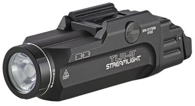 Streamlight TLR-9 Gun Light, Black Anodized, 1,000-Lumen, White LED