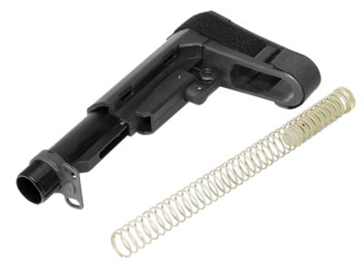CMMG RipBrace Kit for AR-Platform, 6 Position, Fastback & P3 Technology, Black, Synthetic