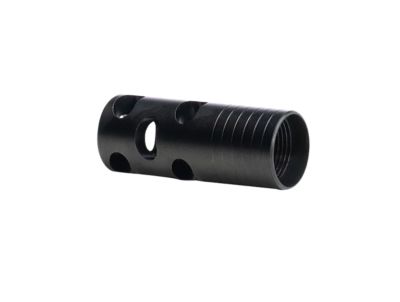 Seekins Precision Havak Muzzle Brake, 5/8 in. x 24 Thread, Black, Melonite, Steel