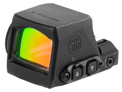 Sig Sauer Electro-Optics Romeo-X Compact Green Dot Sight, 1x 24mm, 3 MOA Dot, Black, RX Footprint Mount