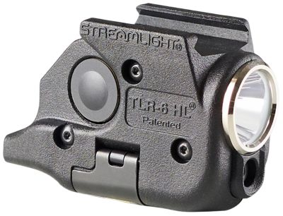 Streamlight TLR-6 HL Gun Light for Glock 43x/48, Black, Polymer, 300-Lumen, Green Laser