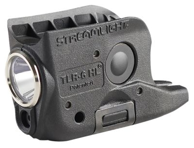 Streamlight TLR-6 HL G Gun Light for Glock 42/43/43X/48, Black, 300-Lumen, White LED/Green Laser