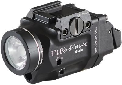 Streamlight TLR-8 Gun Light for 1913 Short, Black, Aluminum, 1,000-Lumen, Red Laser