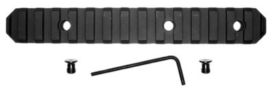 GrovTec KeyMod Rail, 6 in., Black Anodized, Aluminum