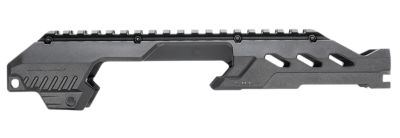 Strike Industries SMC Charlie Top Rail for Sig Sauer P320, Compatible with Extended Charging Handle for P320 Slides, Black