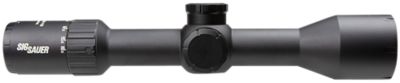 Sig Sauer Electro-Optics 3-18x 44mm Whiskey6 Rifle Scope, 30mm Tube, MOA Milling Hunter 2.0 Reticle, Black