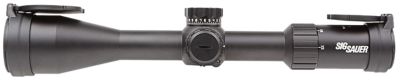 Sig Sauer Electro-Optics 2.5-10x 42mm Whiskey4 Rifle Scope, 30mm Tube, Illuminated Hellfire Quadplex Reticle, Black