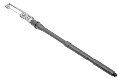 CMMG 22 LR Barrel Kit for AR-15 with Bolt Carrier Group, 16.10 in., 1/2 in. x 28 Thread, Black Nitride, Chromoly Steel