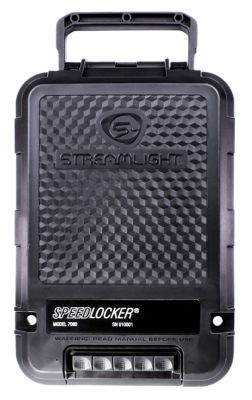Streamlight SpeedLocker High-Impact Polypropylene Portable Storage Container, Black