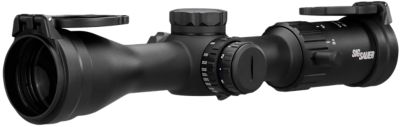 Sig Sauer Electro-Optics 2.50-10x 42mm Whiskey4 Rifle Scope, 30mm Tube, Quadplex Reticle, Black