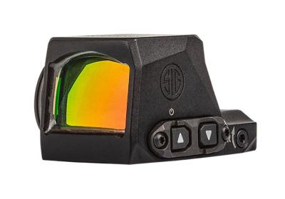 Sig Sauer Electro-Optics Romeo-X Compact Multi-Reticle Red Dot Sight, 1x 24mm, 2 MOA Dot/32 MOA Circle, Black