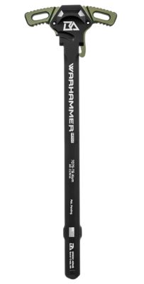 Breek Arms Warhammer Mod2 Charging Handle for Mil Spec AR-15/M16 Rifles, Ambidextrous, OD Green, Anodized, 7075-T6 Aluminum
