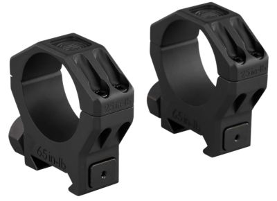 Sig Sauer Electro-Optics Alpha 6 Scope Ring Set, 30mm Tube, Low, Black, Stainless Steel
