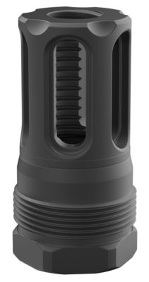 Breek Arms Sentinel Caged Plan B Flash Hider, Black Nitride, Steel, 1/2 in. x 28 Threads, 223 Cal/5.56mm