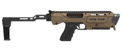 META Tactical MX-1 Conversion Kit for Glock, Tan Aluminum Frame w/M-LOK & Picatinny Rail, Black, Polymer, Folding Stabilizer